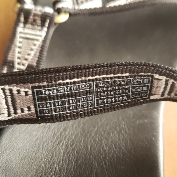 Teva sz 10 Arabelle universal wedge cork sandal - Picture 6 of 8